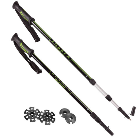 TREKKING POLES ALL-SEASON 26-53IN GRN
