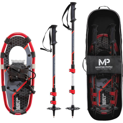 SNOWSHOES KIT YOUTH 7X16IN WEIGHT CAPACITY 25-100LBS