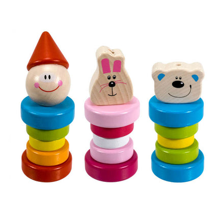 CLOWN/RABBIT/BEAR RATTLE ASSORTED