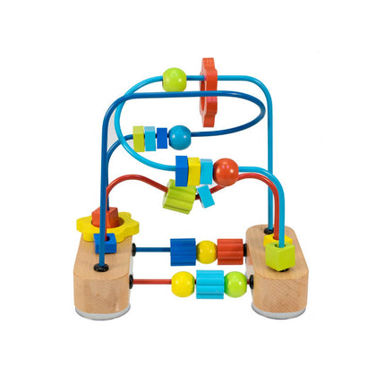 WOODEN BEAD MAZE ROLLER COASTER