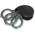 MAGNIFIER FOLDLOUPE 3/55/85X W/BUILT-IN CASE