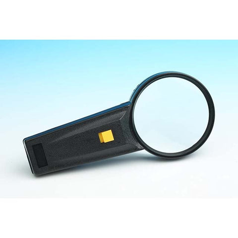 MAGNIFIER HANDHELD 3X 75MM DIA W/LIGHT USES 2AA BATT NOT INCL.