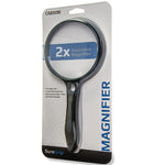 MAGNIFIER HANDHELD 2X & 11.5X SPOT LENS WITH SOFT GRIP & CASE