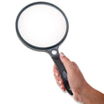 MAGNIFIER HANDHELD 2X & 11.5X SPOT LENS WITH SOFT GRIP & CASE