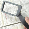 MAGNIFIER HANDHELD 2X RECTANGULAR & 6.5X SPOT LENS