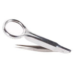 MAGNIFIER HANDHELD 6X 25MM WITH TWEEZER 2.4INCH