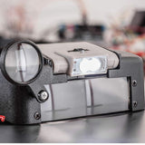 MAGNIFIER HEAD VISOR MULTI POWER DUAL LENS DUAL LED LIT 1.9X 4.5X