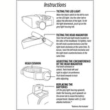 MAGNIFIER HEAD VISOR MULTI POWER LOUPE 4.5X 2LENSES 1.9X