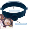 MAGNIFIER HEAD VISOR MULTI POWER LED 11 MAGNIFICATION BLK/WHITE