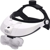 MAGNIFIER HEAD VISOR MULTI POWER LED LIGHT 11 LEVEL MAGNIFICATION