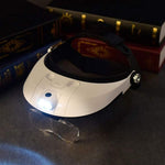 MAGNIFIER HEAD VISOR MULTI POWER LED LIGHT 11 LEVEL MAGNIFICATION