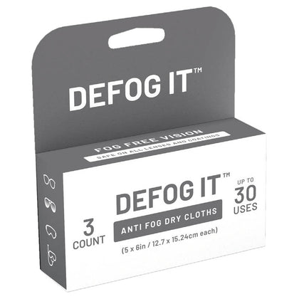 ANTI FOG CLOTHS 5 X 6IN FOR EYE GLASSES