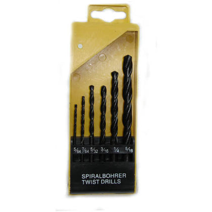 DRILL BIT METAL ASSORTED 6PC/SET SPIRAL BOHRER TWIST DRILLS