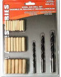 DRILL BIT 3PC/SET 6MM/8MM/10MM DOWEL PINS ASSORTED SIZES