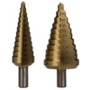STEP DRILL BIT 2PC SET 3/16-7/8 1/4-13/8IN