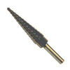 STEP DRILL COBALT BIT 1/8-1/2IN 3IN LONG 1/4IN SHANK 13 STEP