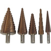 STEP DRILL BIT 3/16IN TO 1-3/8IN 5PC/SET