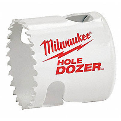 HOLE SAW 1-3/8IN BI-METAL WHT HOLE DOZER 1/2IN-20 ARBOR