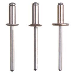 RIVETS 100PC/SET ASSORTED .5X.8CM/.4X.6CM/.3X.8CM/.2X.6CM