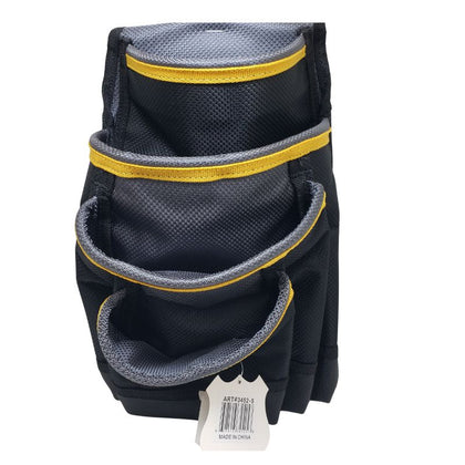 TOOL BAG EMPTY 12X8X5IN 4 POCKET