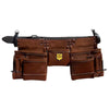 TOOL BELT HEAVY DUTY 23X11X2.5IN WITH 11 POCKETS LEATHER