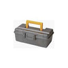 TOOL BOX PLASTIC 13IN GREY FLIP TOP WITH INSERT TRAY