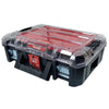 TOOL CASE 18X14X6 7-SECTION CLEAR LID SIDE LATCHES