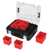 TOOL CASE 18X14X6 7-SECTION CLEAR LID SIDE LATCHES