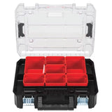 TOOL CASE 18X14X6 7-SECTION CLEAR LID SIDE LATCHES
