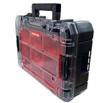 TOOL CASE 18X14X6 7-SECTION CLEAR LID SIDE LATCHES