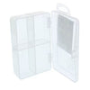 COMPONENT BOX 6.5X3.75X1.125INCH CLEAR 4 COMPARTMENTS