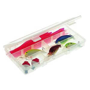 COMPONENT BOX 9X45X1IN CLEAR 5-9 ADJUSTABLE COMPARTMENTS