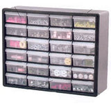 STORAGE CABINET 24 DRAWERS PLAST 20X15.81X6.37INCH