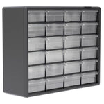 STORAGE CABINET 24 DRAWERS PLAST 20X15.81X6.37INCH