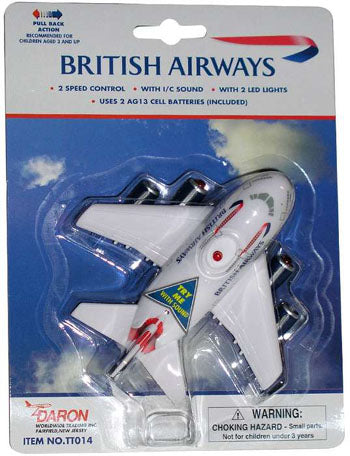 BRITISH AIRWAYS PULLBACK PLANE {{