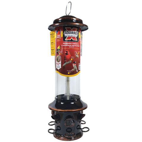 BIRD FEEDER SQUIRREL PROOF 21X7 6 PORT 1.3KG SEED