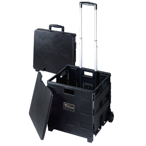 COLLAPSIBLE DOLLY CART W/LIFT OFF LID