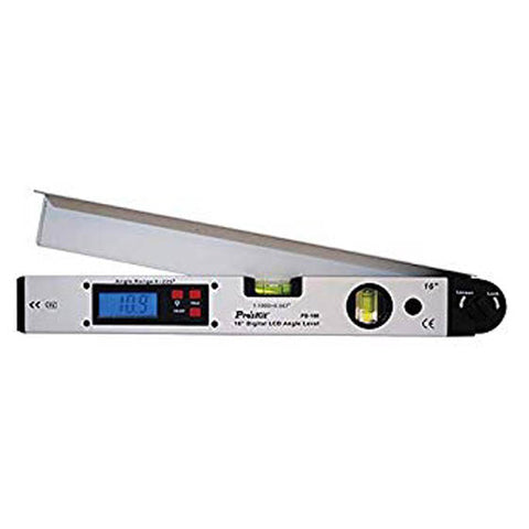 LEVEL 2 VIALS 16IN DIGITAL LCD WITH ANGLE FINDER