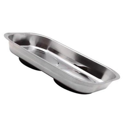 MAGNETIC TRAY STEEL FINISH RUBBER ON BOTTOM SURFACE