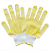 GLOVES ANTI-SLIP KNITTED LARGE POLYESTER/COTTEN 2PCS