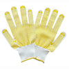 GLOVES ANTI-SLIP KNITTED LARGE POLYESTER/COTTEN 2PCS
