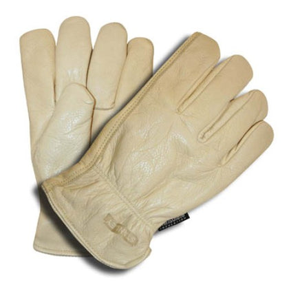 GLOVES LEATHER HEATSAVER LARGE THINSULATE LINED KEYSTONE THUMB