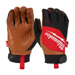 GLOVES LEATHER MEDIUM SOFT TOP GRAIN DURABLE PALM LIGHTWEIGHT