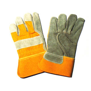 GLOVES SPLIT LEATHER LARGE ASSORTED COLOR