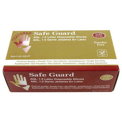 GLOVES LATEX MEDIUM MEDICAL FOOD INDUSTRIAL GRADE POWDER FREE