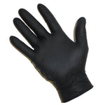 GLOVES NITRILE BLACK LARGE DISPOSABLE 9 MIL THICKNESS