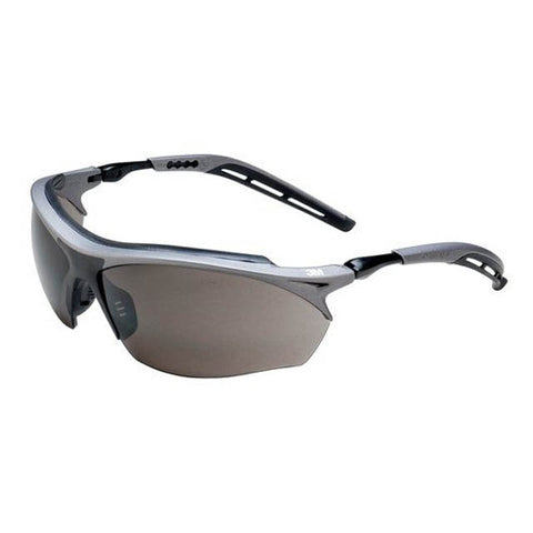 SAFETY GLASSES GRAY FRAME W/BLAC ACCENTS ANTI FOG