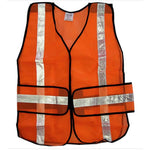 SAFETY VEST REFLECTIVE ORANGE OSFA SIZE