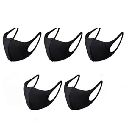 FACE MASK REUSABLE WASHABLE BLK