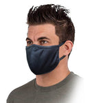 FACE MASK REUSABLE WASHABLE BLK COTTON SNUGFIT